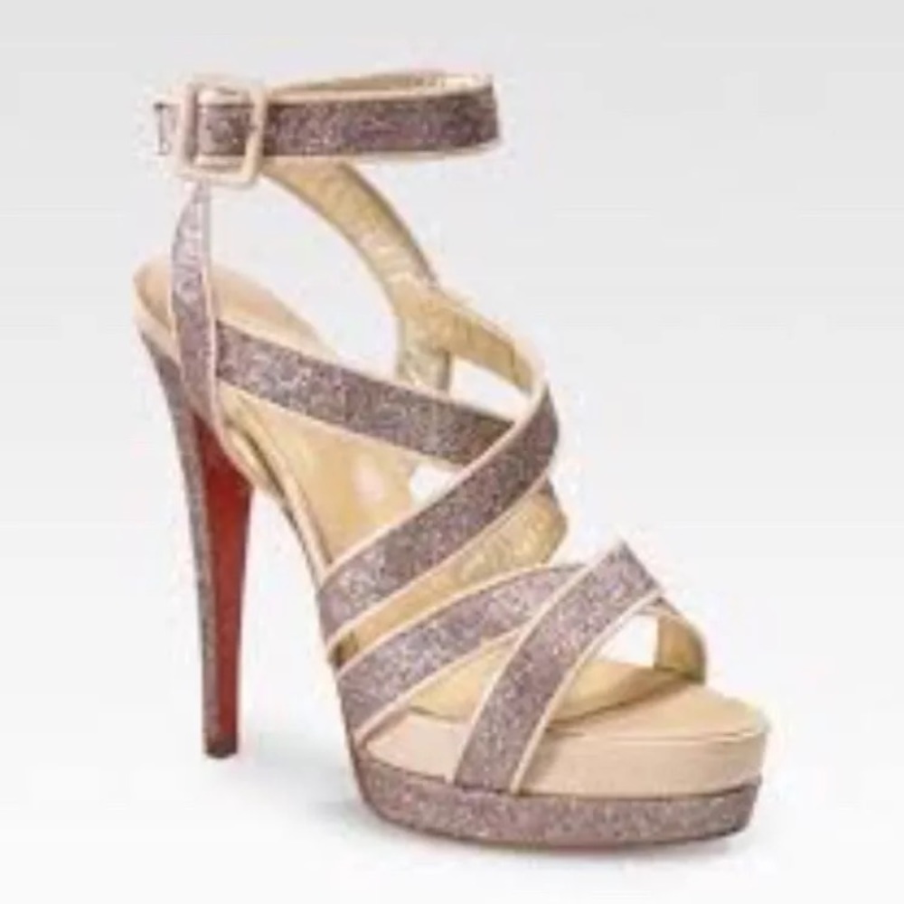 **SOLD**Christian Louboutin Glitter Straratata